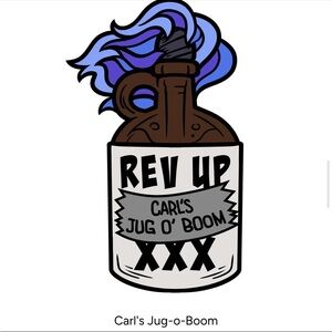 Dungeon Crawler Carl Enamel Pin – Foam Brain Games – Carl's Jug-o-Boom